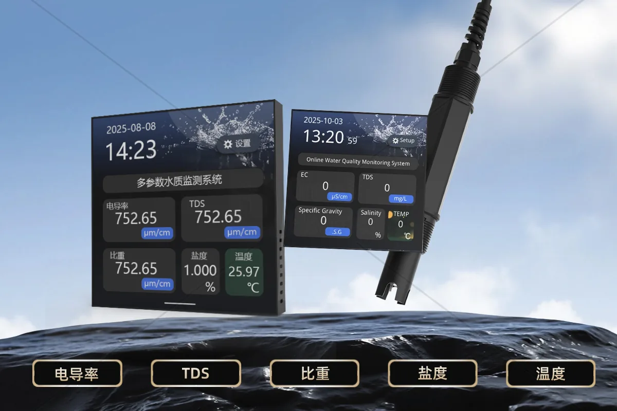 5-in-1 EC/TDS Industrial 5-in-1 Conductivity Sensor